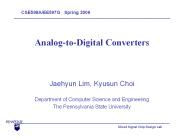 Analog-to-Digital Converters