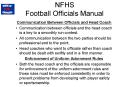 NFHS Football Officials Manual PowerPoint PPT Presentation