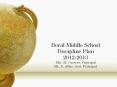 Doral Middle School Discipline Plan 2012-2013 Mrs. M. Caceres, Principal Mr. D. Atlas, Asst. Principal PowerPoint PPT Presentation