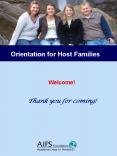 Orientation for Host Families PowerPoint PPT Presentation