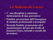 La Medicina del Lavoro
