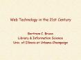 Web Technology in the 21st Century PowerPoint PPT Presentation