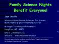 Family Science Nights Benefit Everyone! PowerPoint PPT Presentation