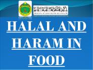 HALAL AND HARAM IN FOOD