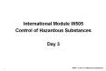 International Module W505 PowerPoint PPT Presentation