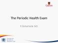 The Periodic Health Exam PowerPoint PPT Presentation