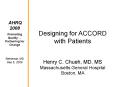 Designing for ACCORD with Patients PowerPoint PPT Presentation