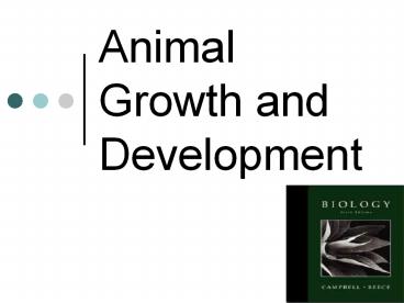 Animal Growth and Development