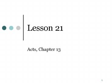 Acts, Chapter 13