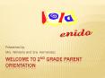 Welcome to 2nd Grade Parent Orientation PowerPoint PPT Presentation