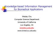 Knowledge-based Information Management for Biomedical Applications