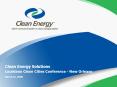 Clean Energy Solutions Louisiana Clean Cities Conference - New Orleans March 27, 2008 PowerPoint PPT Presentation