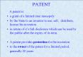 PATENT PowerPoint PPT Presentation