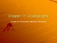 Chapter 11: Cryptography PowerPoint PPT Presentation