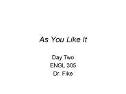 As You Like It