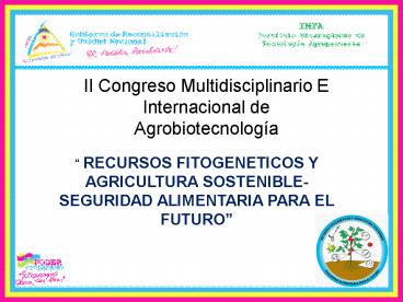 II Congreso Multidisciplinario E Internacional de Agrobiotecnolog