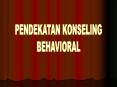 PENDEKATAN KONSELING PowerPoint PPT Presentation