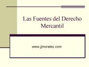 Las Fuentes del Derecho Mercantil