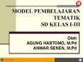 MODEL PEMBELAJARAN TEMATIK SD KELAS I-III PowerPoint PPT Presentation