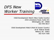 DFS New Worker Training