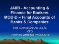 JAIIB - Accounting