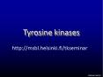 Tyrosine kinases PowerPoint PPT Presentation
