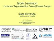 Jacek Lewinson Publishers