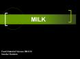 MILK PowerPoint PPT Presentation