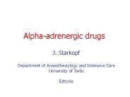 Alpha-adrenergic drugs