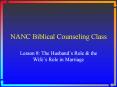 NANC Biblical Counseling Class PowerPoint PPT Presentation