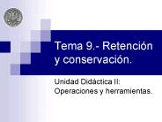 Tema 9.- Retenci