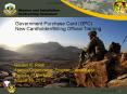 Government Purchase Card (GPC) Training PowerPoint PPT Presentation
