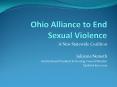 Ohio Alliance to End Sexual Violence PowerPoint PPT Presentation