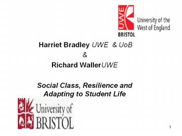 Harriet Bradley UWE