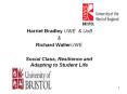 Harriet Bradley UWE PowerPoint PPT Presentation