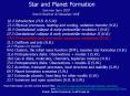 Star and Planet Formation PowerPoint PPT Presentation