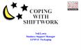 COPING WITH SHIFTWORK PowerPoint PPT Presentation