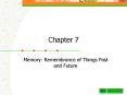 Memory: Remembrance of Things Past and Future PowerPoint PPT Presentation