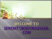 Oceanside Massage-serenitybodymassage