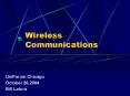 Wireless Communications PowerPoint PPT Presentation