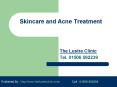 Fight the acne and its ugly spots with light therapy! PowerPoint PPT Presentation