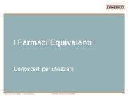 I Farmaci Equivalenti