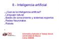 8.- Inteligencia artificial PowerPoint PPT Presentation