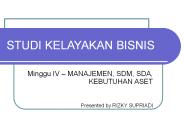 STUDI KELAYAKAN BISNIS