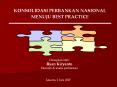 KONSOLIDASI PERBANKAN NASIONAL MENUJU BEST PRACTICE PowerPoint PPT Presentation
