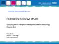 Redesigning Pathways of Care PowerPoint PPT Presentation