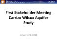 First Stakeholder Meeting Carrizo Wilcox Aquifer Study PowerPoint PPT Presentation