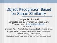 Object Recognition Based on Shape Similarity