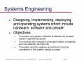 Systems Engineering PowerPoint PPT Presentation
