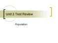 Unit 2 Test Review PowerPoint PPT Presentation